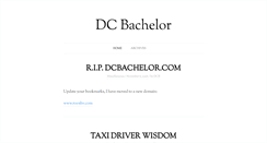 Desktop Screenshot of dcbachelor.com